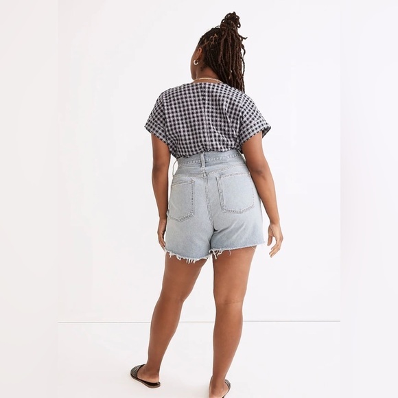 NWOT Madewell The MomJean Short Distressed Size 31 - Picture 4 of 12